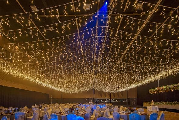 Entertainment Centre - Icicle Fairy Light Canopy - Photo by Ky Luu