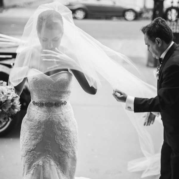 Bride Before Ceremony by Veri Photography