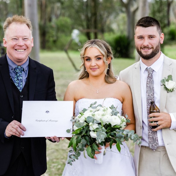 Jamie Celebrant, Mangrove Mountain Hall