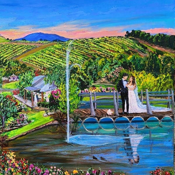 Wedding Gallery of Live Artwork