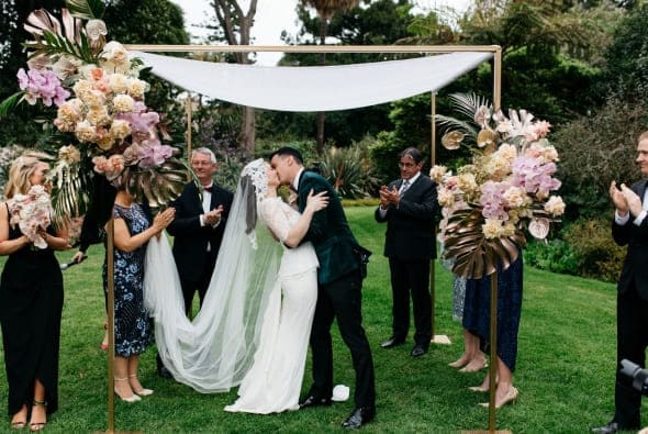 Chuppah at Gardens House