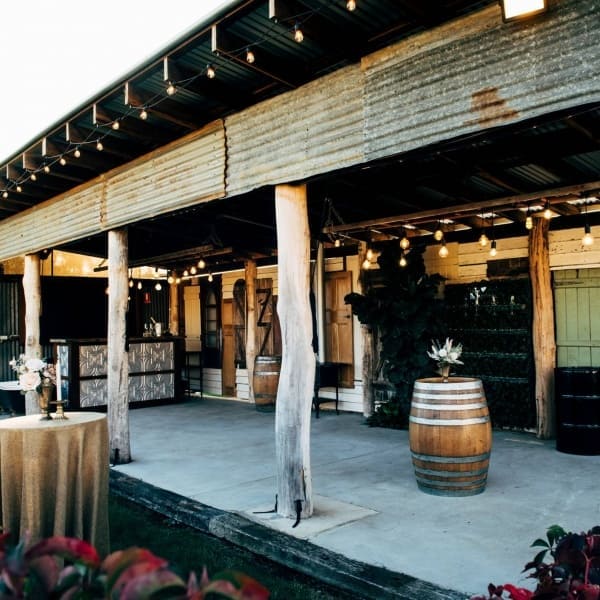 rustic barn bar for drinks