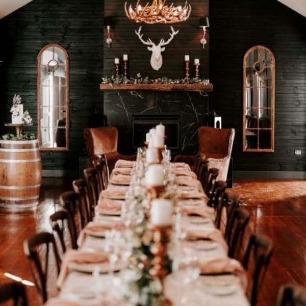 black hall intimate reception