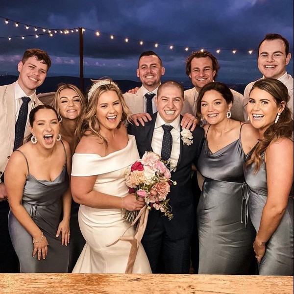 Wedding party from the bar - Wunderbar Australia