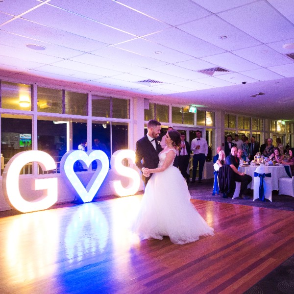 Dance floor for uour first dance and reception party