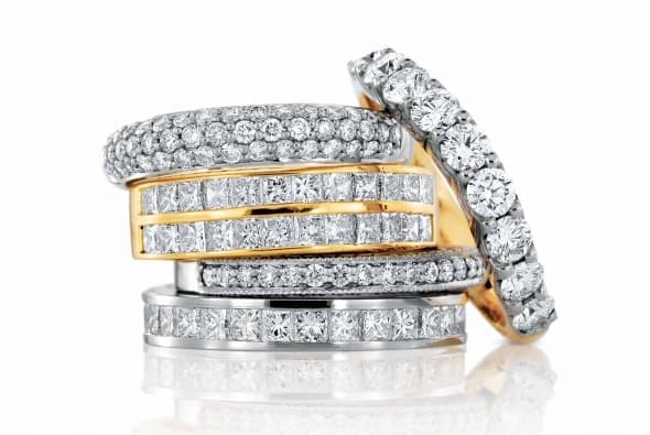 Custom Made Ladies Diamond Wedders