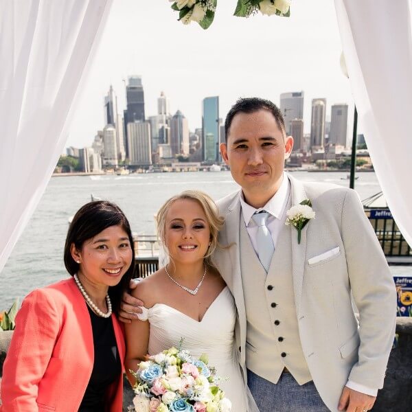 Celebrant at Sydney Harbour