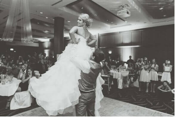 Wedding Dance Lift with Attitude
