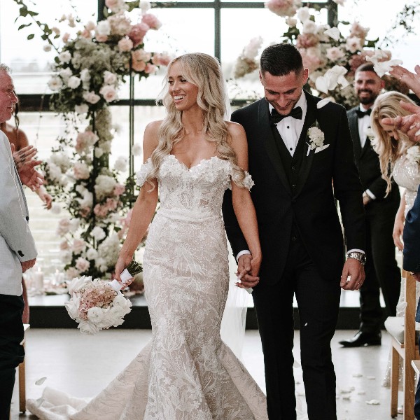 Just married at Zonzo Estate Cappella